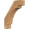 Ekena Millwork 4"W x 14"D x 18"H Merced Rough Sawn Knee Brace, Western Red Cedar BRC04X14X18MRC00RWR - alternate 1